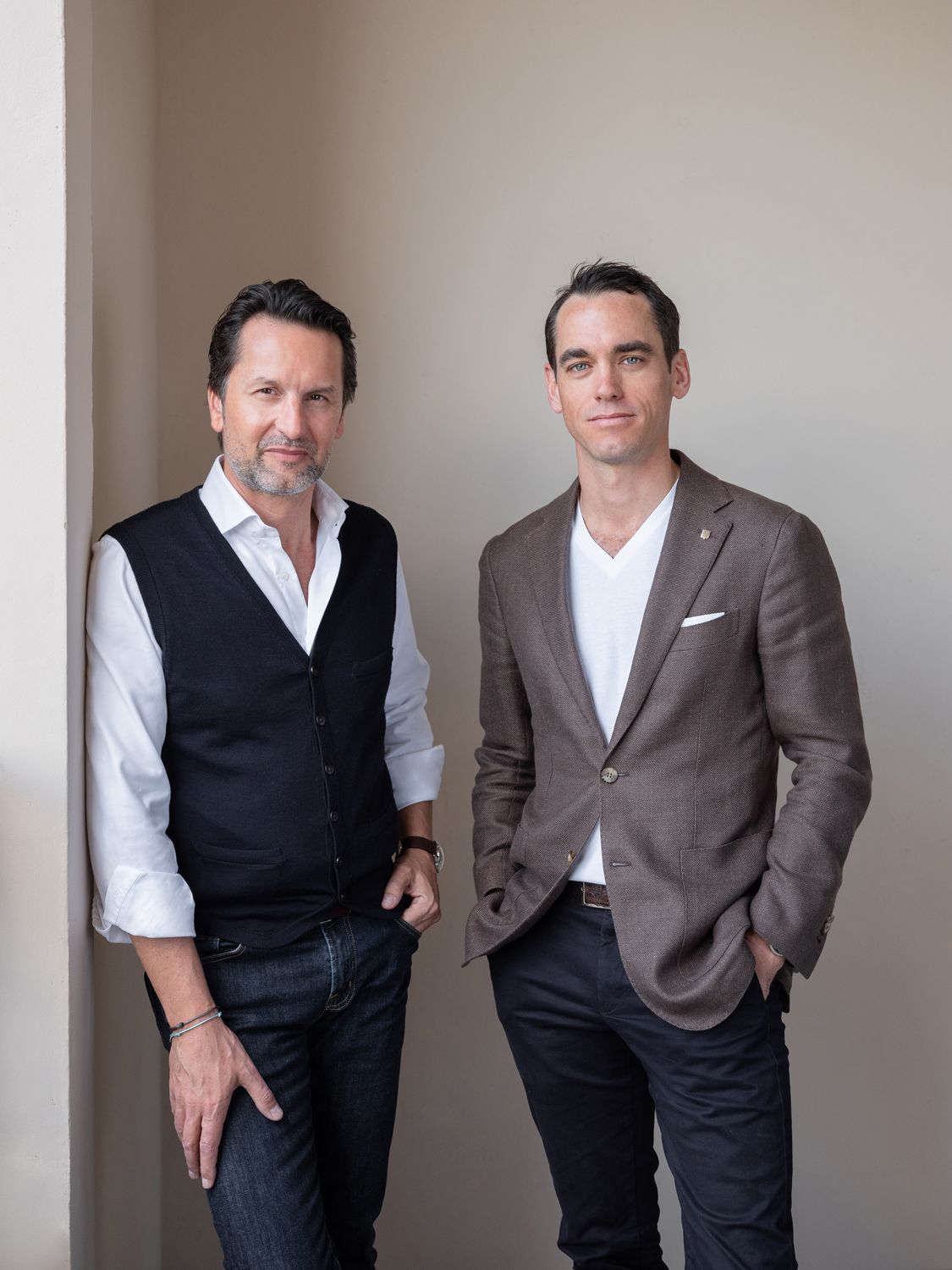 Maximilian Büsser與亨利慕時執行長Edouard Meylan。(Photo: MB&F)