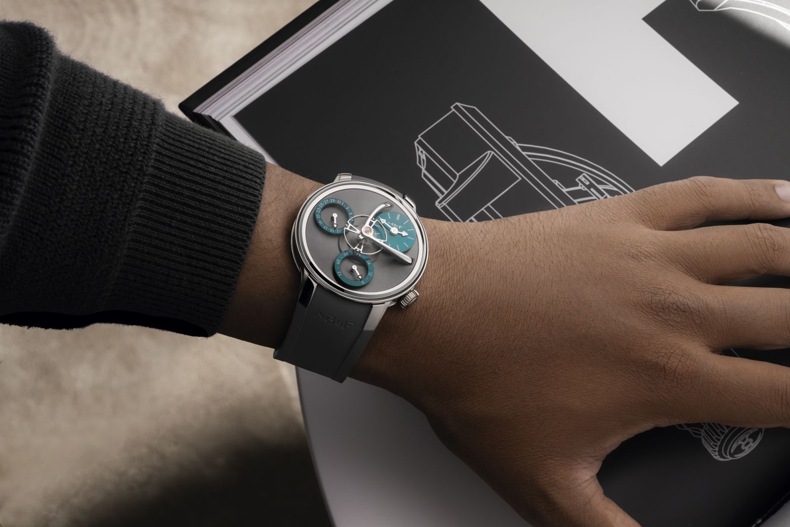 MB&F LM Split Escapement Evo「台北限定版」是為了答謝台灣代理商葳鑠以及長期支持品牌的台灣粉絲們而打造的限量作品。(Photo: MB&F)