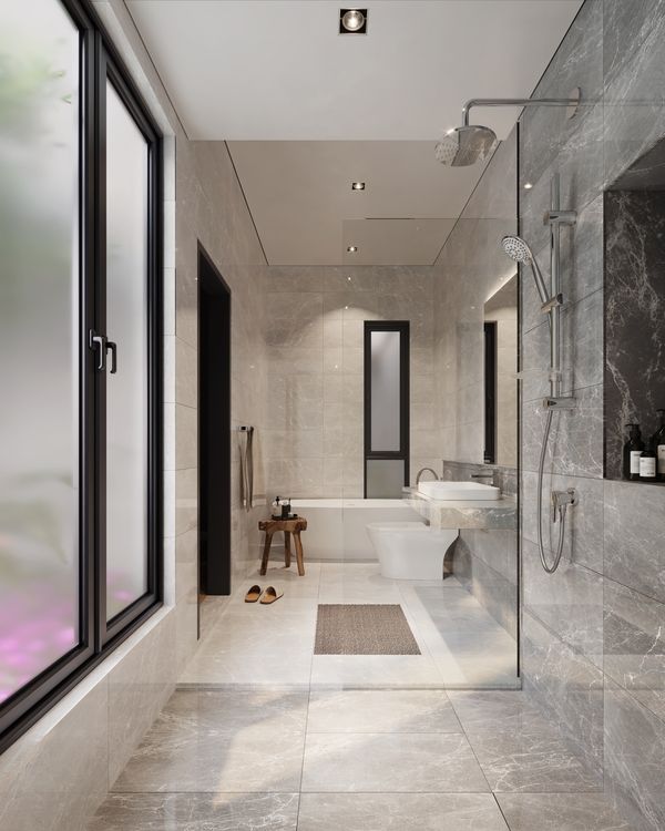Master bathroom