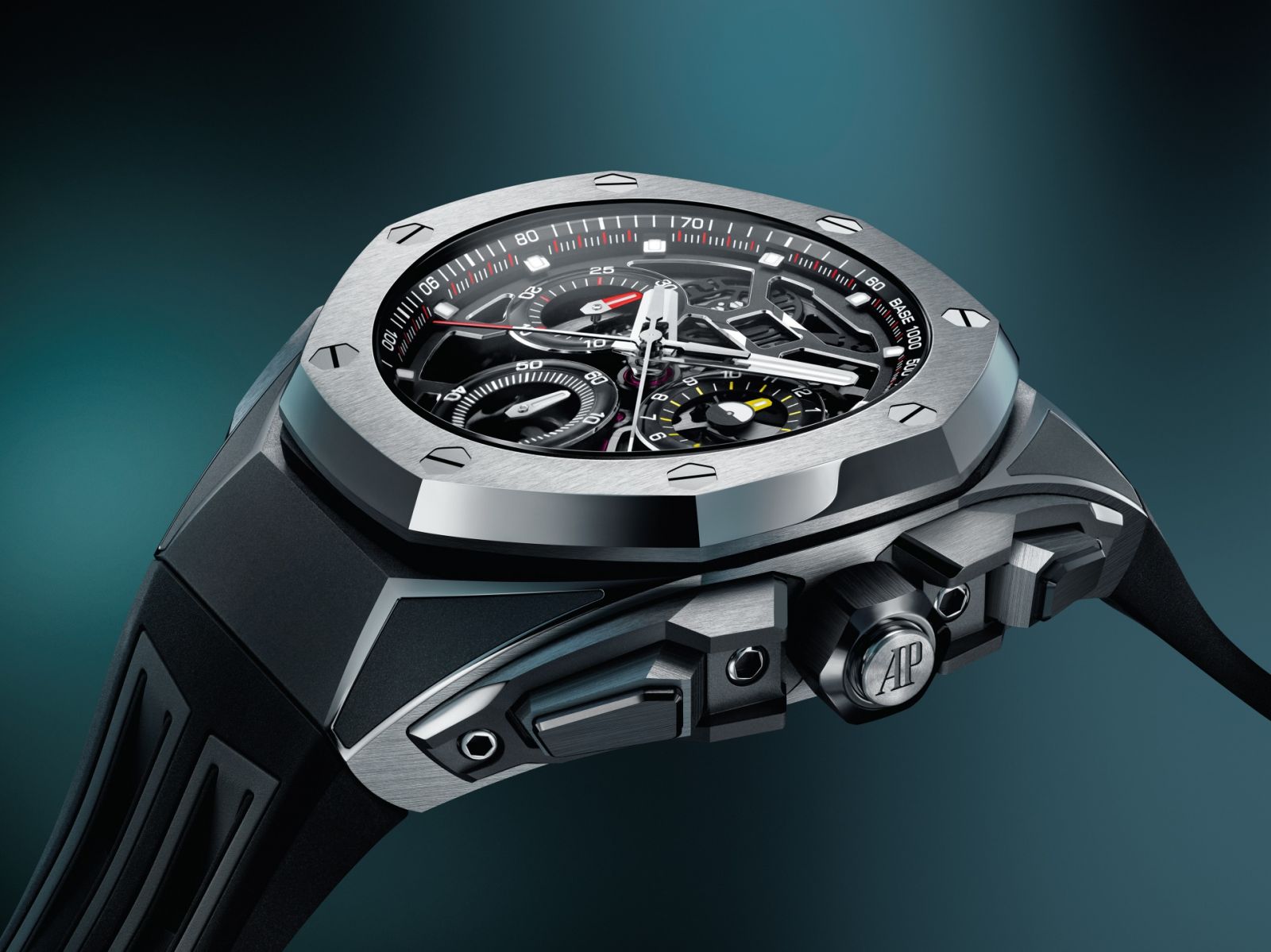 Royal Oak Concept皇家橡樹概念系列雙追針GMT大日期計時碼錶。(Photo: Audemars Piguet)