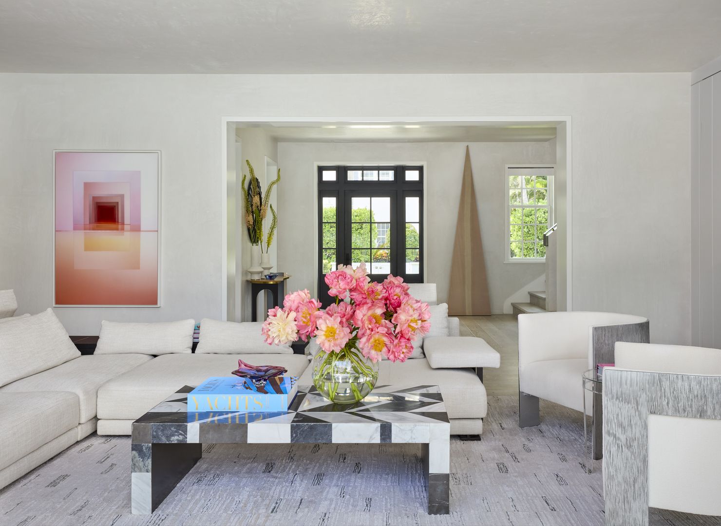 Main living room and front entrance