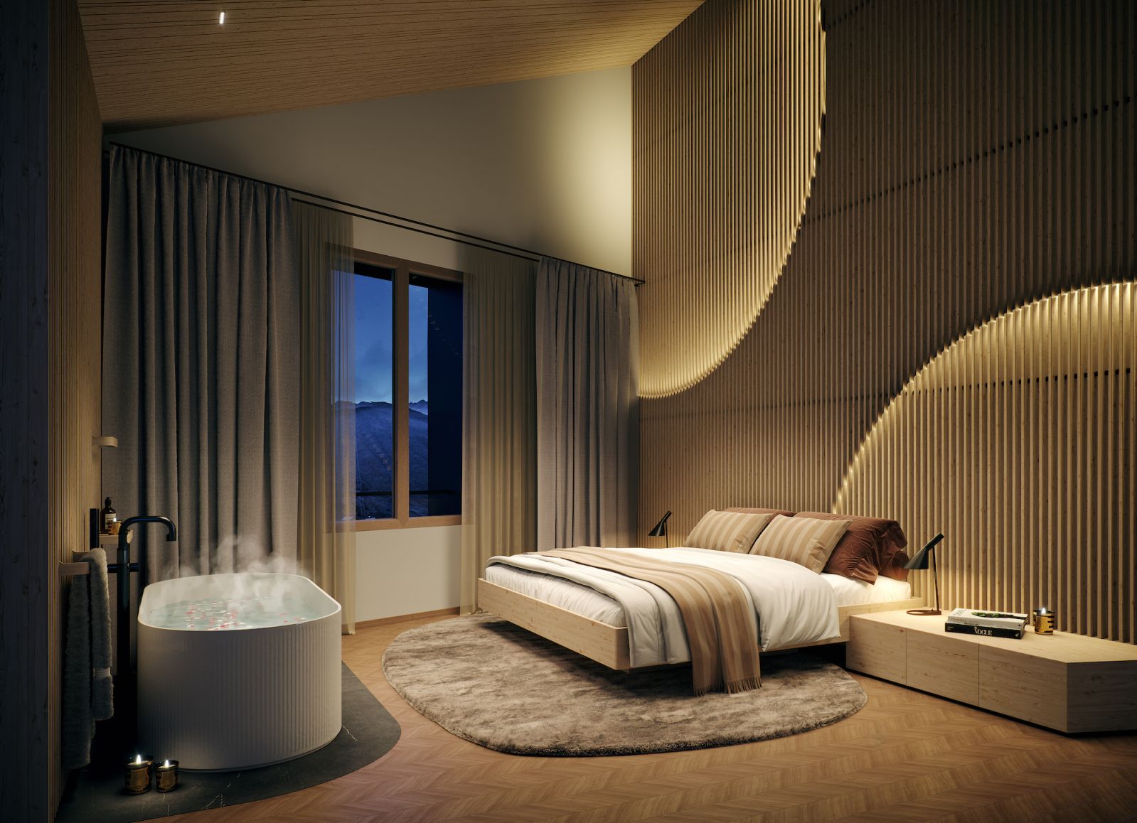 Serene bedrooms to look forward to returning to