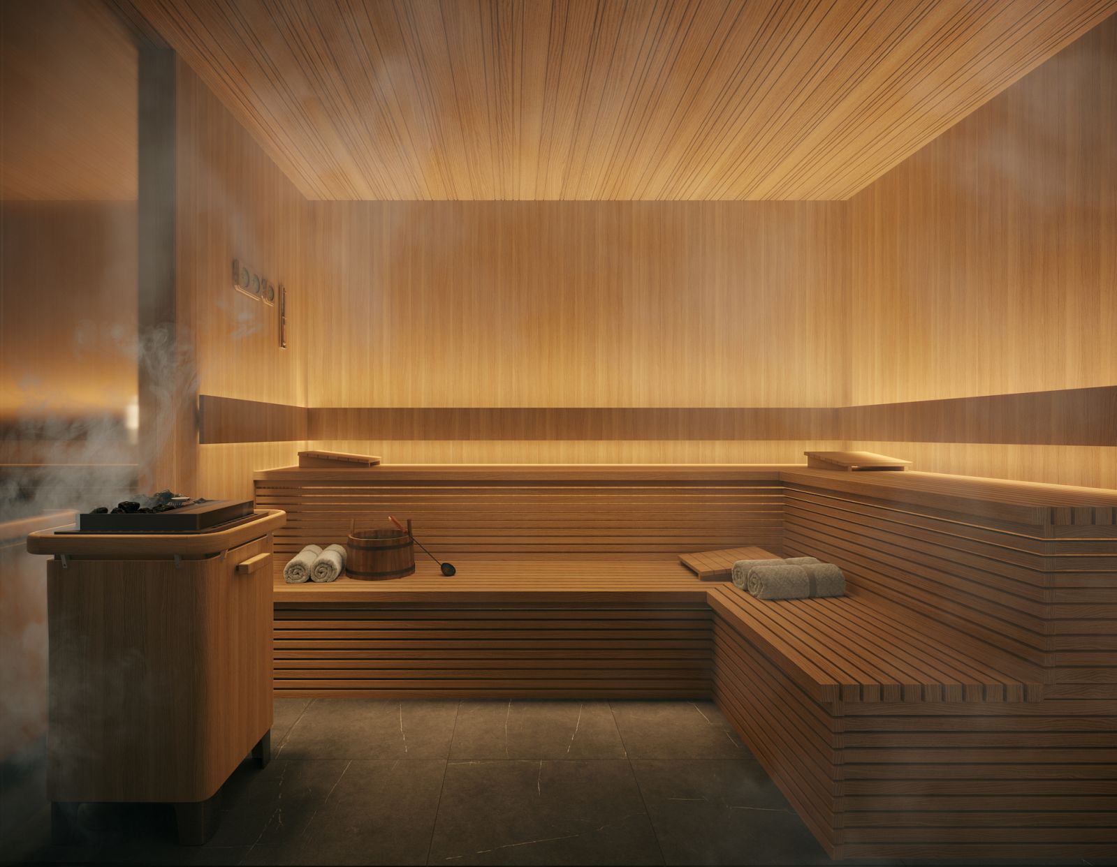 A sauna is perfect apres-ski