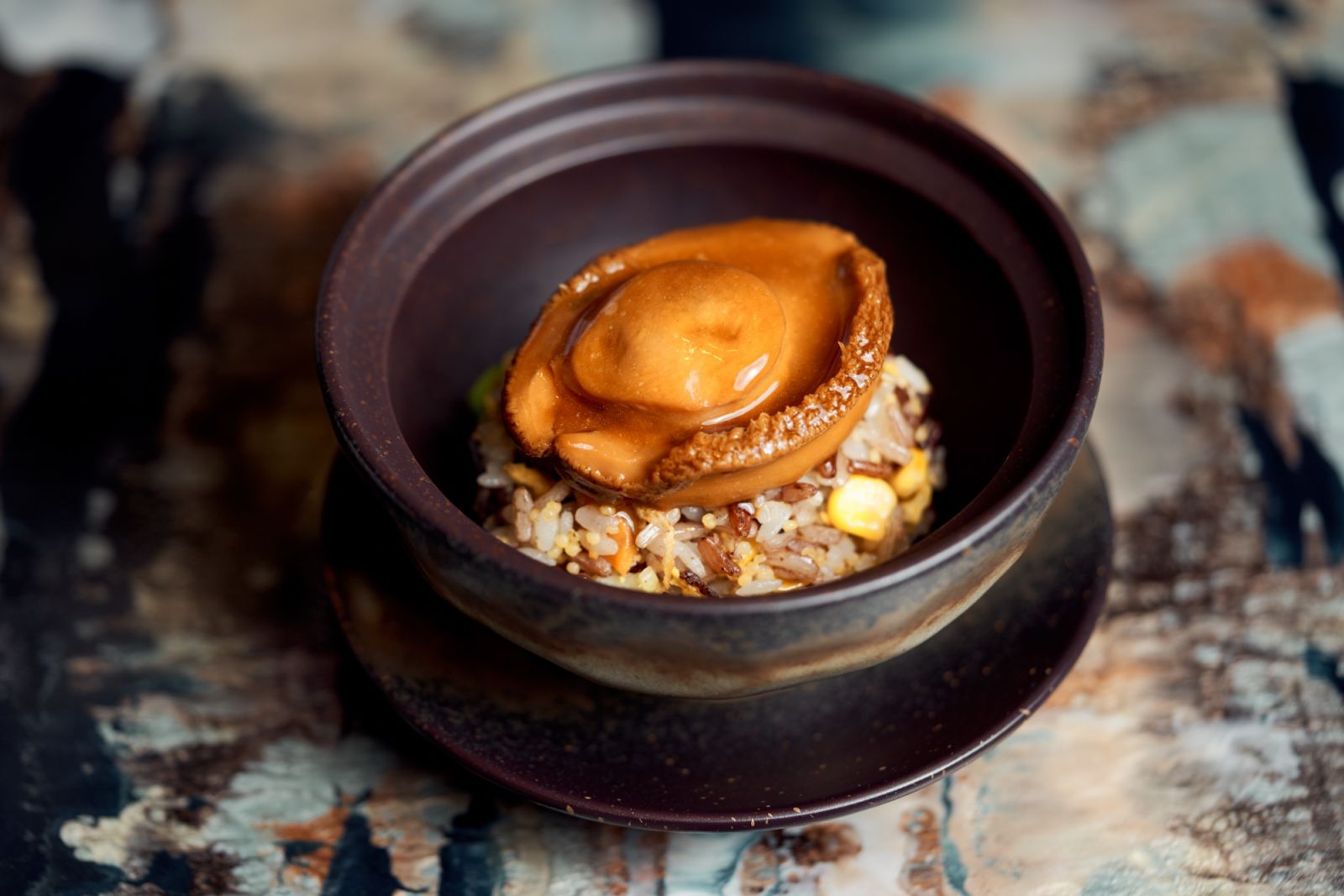 Earth (Spleen) five grain Abalone rice from Mott 32