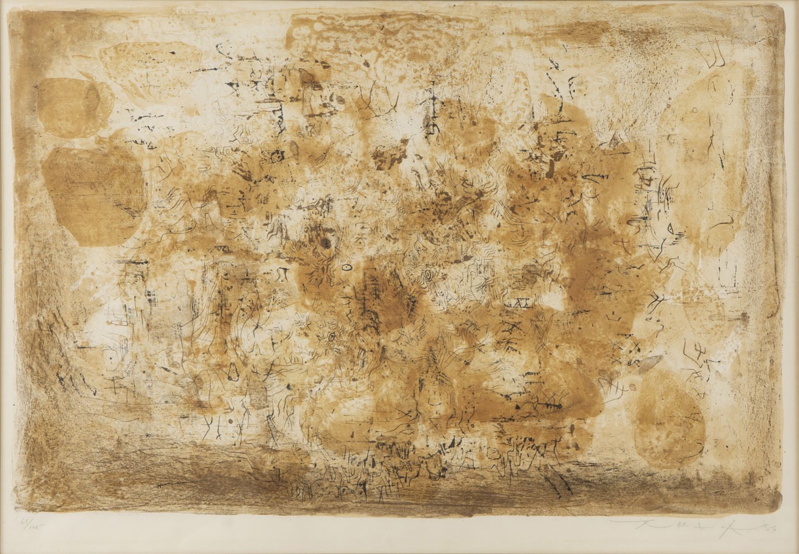 Zao Wou-ki, "L'Aurore (Aurora)" (1956) (Photo: courtesy Asia Art Archive)