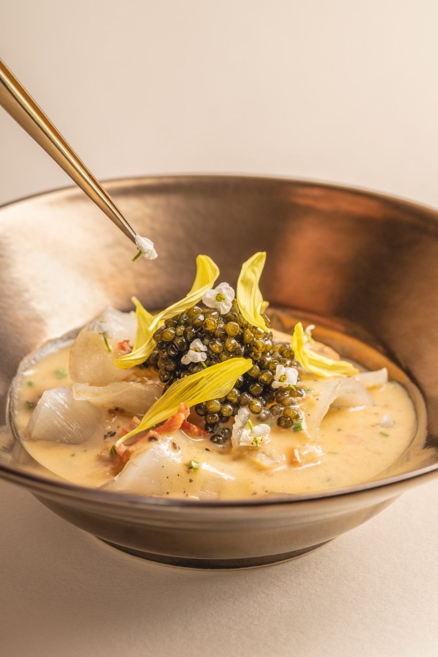 Fish maw and beurre blanc (Photo: Path)