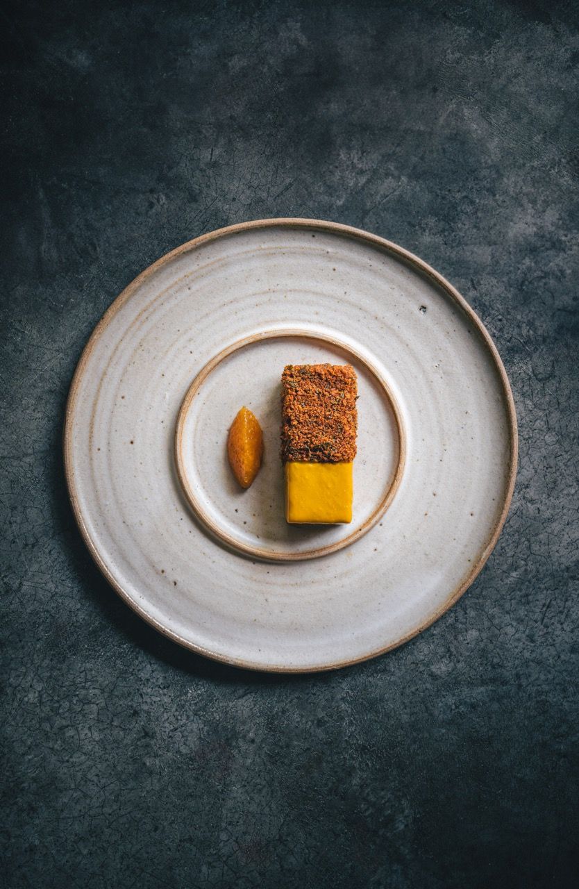 Confit chicken, celeriac curry and toasted coconut (Photo: Cloudstreet)
