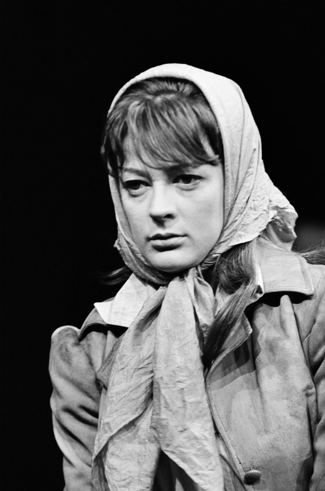 Rehearsals at the Queen's Theatre of Associated TV's 'Golden Drama'. Some of the most eminent actors will be in nine excerpts of plays, such as, Hamlet, The Master Builder, The Recruiting Officer, Romeo and Juliet, The Seagull, Ross, A Man For All Seasons, The Rivals, and My Fair Lady. Directed by Bill Ward. Pictured, Maggie Smith in The Master Builder, 29th January 1965. (Photo by Bela Zola/Mirrorpix/Getty Images)
