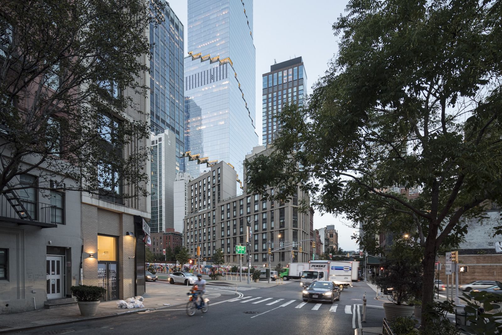 The Spiral’s unique features can be seen from across the street