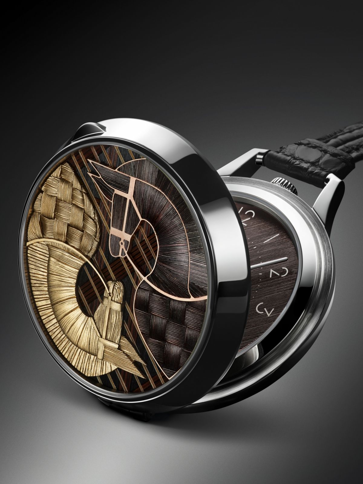 Slim d’Hermès Masan Masan懷錶。(Photo: Hermès)