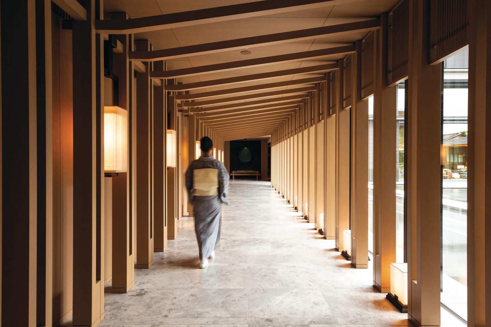 The ornate wooden gateway once marked the entrance to the Kyoto residence of the Mitsui clan (Photo: courtesy of Hotel The Mitsui Kyoto)