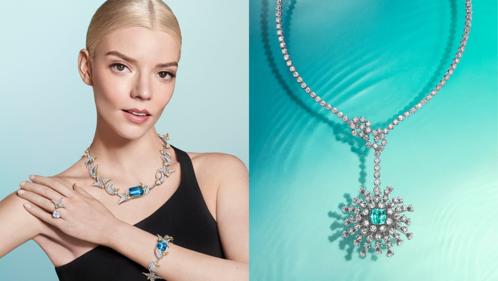 蒂芙尼Tiffany & Co. 藝術總監Nathalie Verdeille在其首部設計的Blue Book中,就以幻海秘境Out of the Blue延續並重塑Jean Schlumberger夢想中的海洋世界(Photo:Tiffany & Co.)