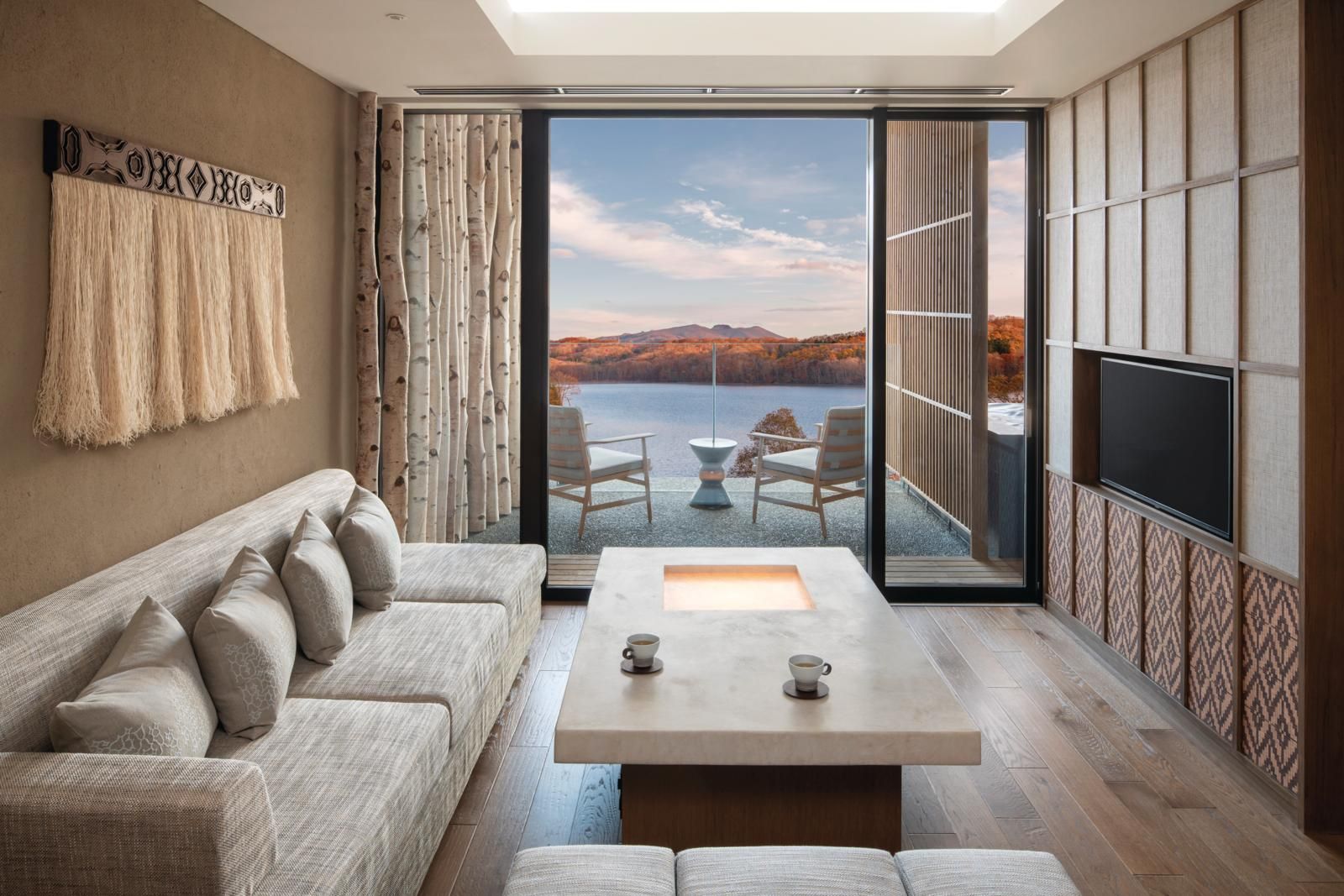 Terrace views over Lake Paroto, from where the hotel gets its name (Photo: courtesy of Kai Paroto)