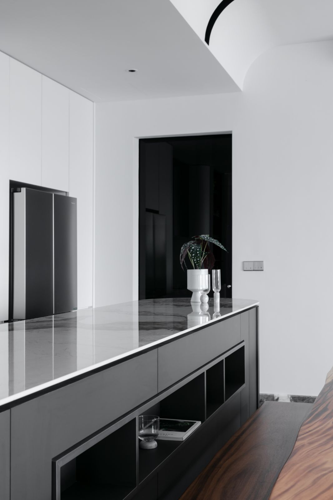 Ample hidden storage