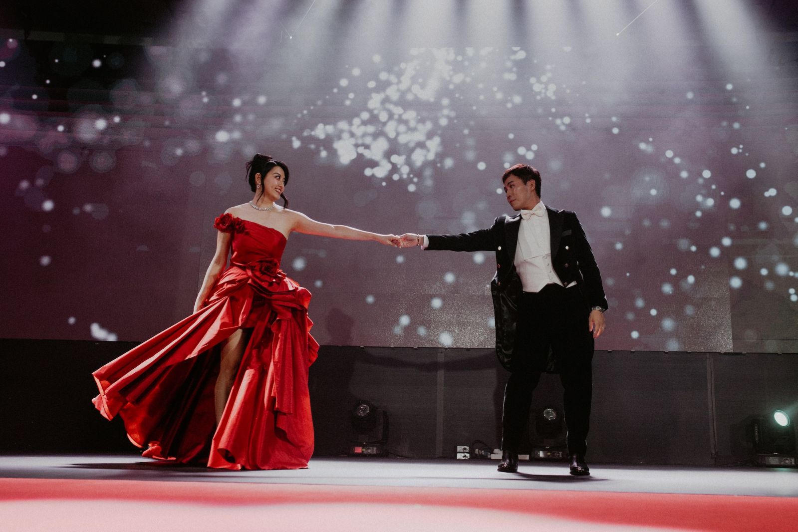Nickson and Jing Theng performed their first dance