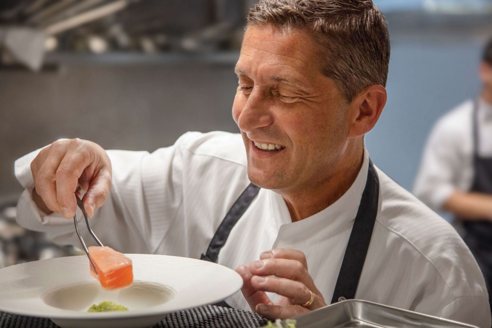 Dominique Gauthier特別擅長地中海風格料理。(Photo: F. P. Journe)