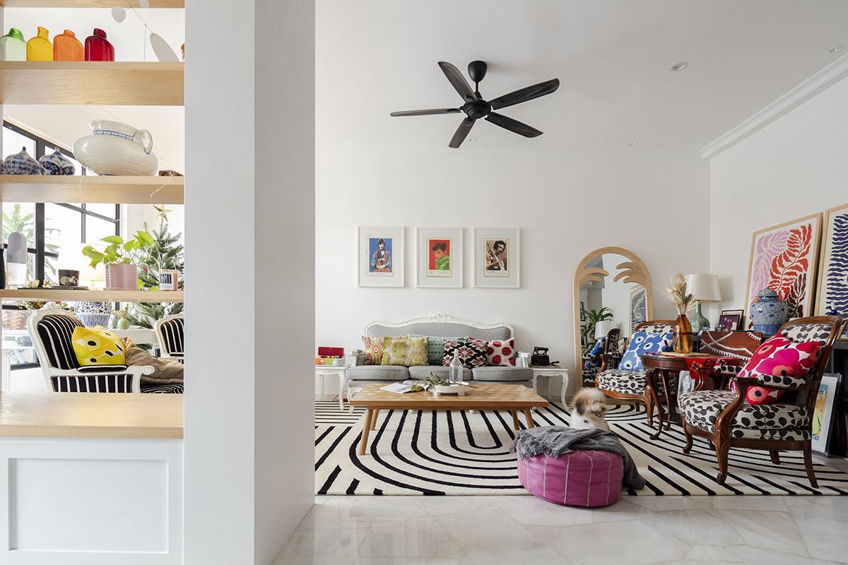 Framework Design helped showcase the clients' eclectic furniture collection (Photo: Lawrence Choo)