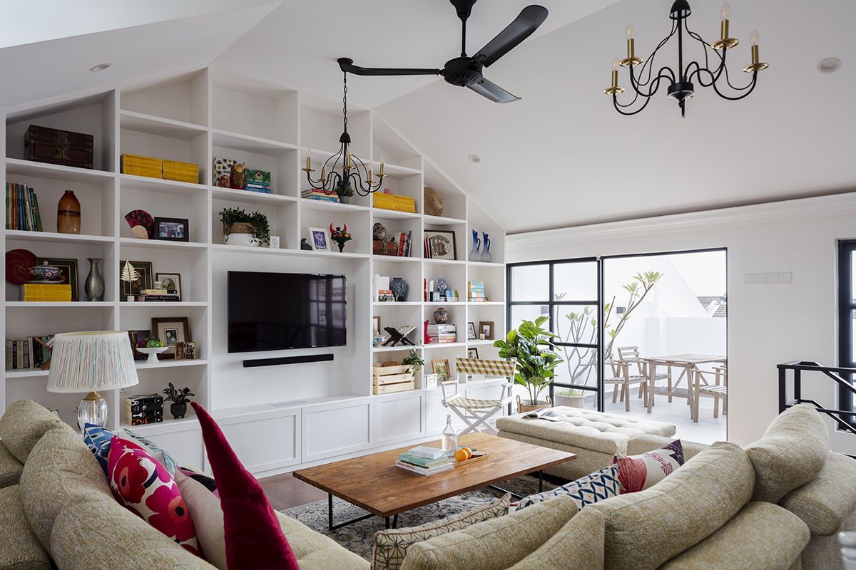 The attice is a cozy hideaway (Photo: Lawrence Choo)