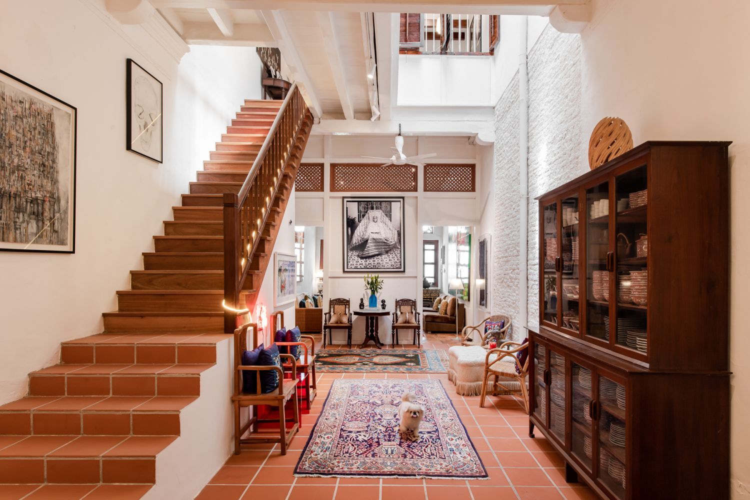 Natural light streams into the courtyard (Photo: David Yeow)
