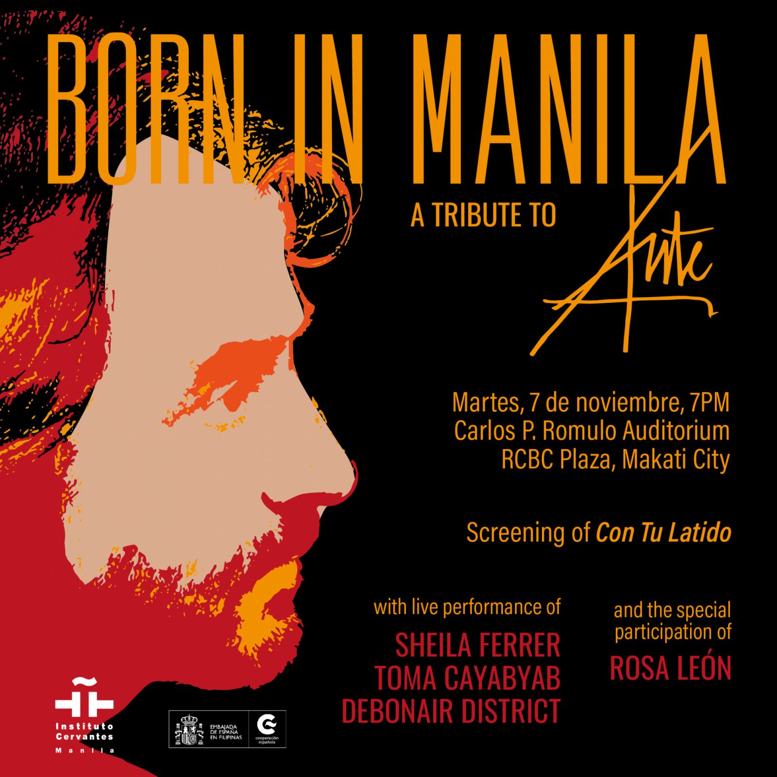 Born in Manila Poster (Photo: Instituto Cervantes de Manila)