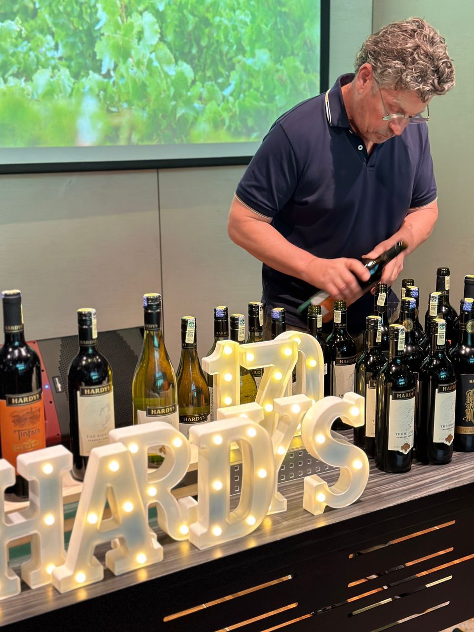 Stansborough hosted a masterclass on Hardys Wines in Kuala Lumpur