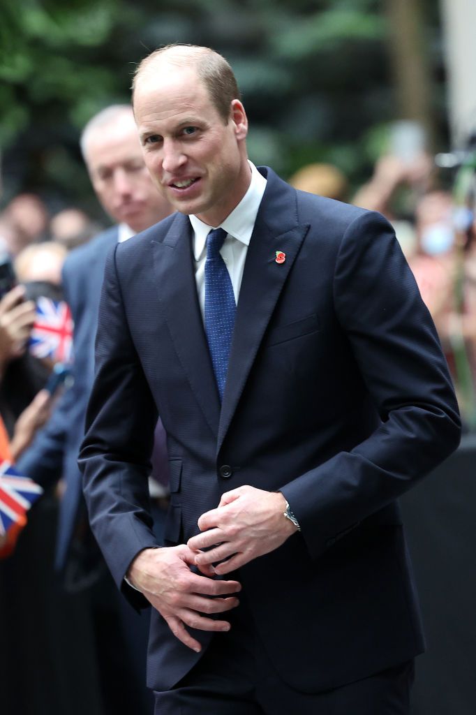 Prince William, Prince of Wales greets members of the public during his visit to Jewel Changi Airport on day one of his visit to Singapore on November 05, 2023 in Singapore. The Prince of Wales is visiting Singapore to attend the Earthshot Prize Awards and will also carry out several engagements related to environmental issues. (Photo by Chris Jackson/Getty Images)