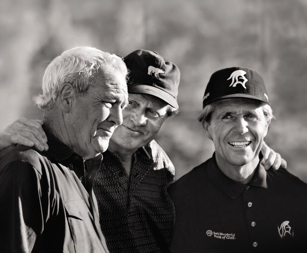 The Big Three, Rolex testimonees Arnold Palmer, Jack Nicklaus and Gary Player (Photo: courtesy of Rolex)