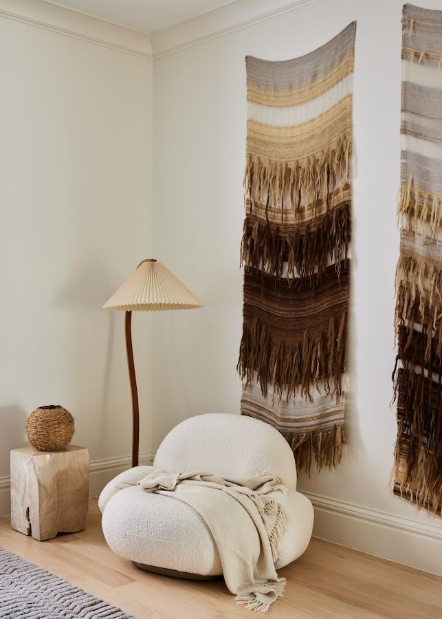 A cosy lounge/reading nook in the main bedroom
