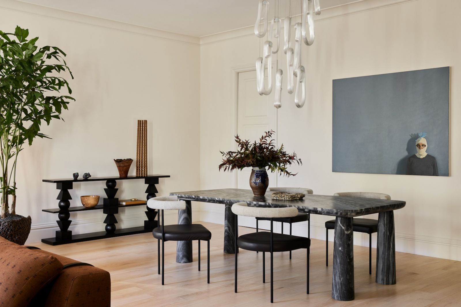 Playful elements are carefully chosen and placed to create a fun dining space