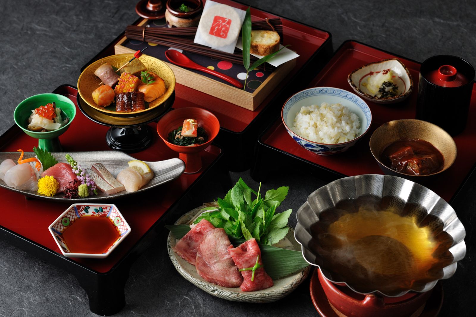 當地飲食文化的會席料理（Photo: 星野集團提供）