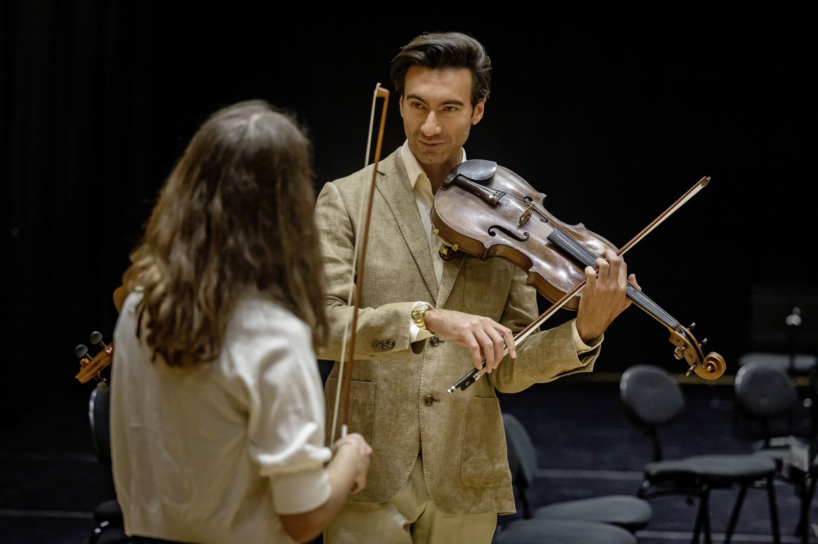 Music Viola Master Class. Stavros Niarchos Foundation Cultural Center, Athens 2023Participants:Protégé: David Aaron CarpenterOthers: El Sistema & Friends