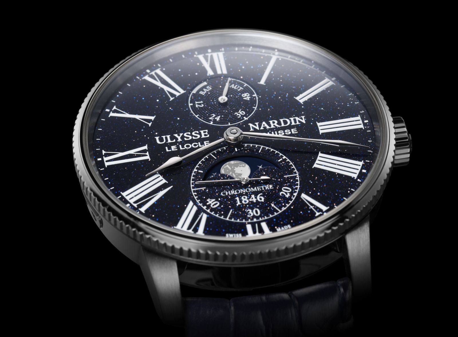 Ulysse Nardin Marine Torpilleur Moonphase Aventurine