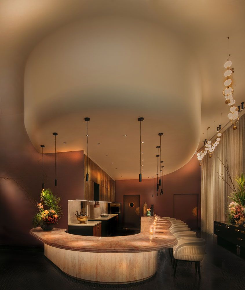 Counter table at Araya