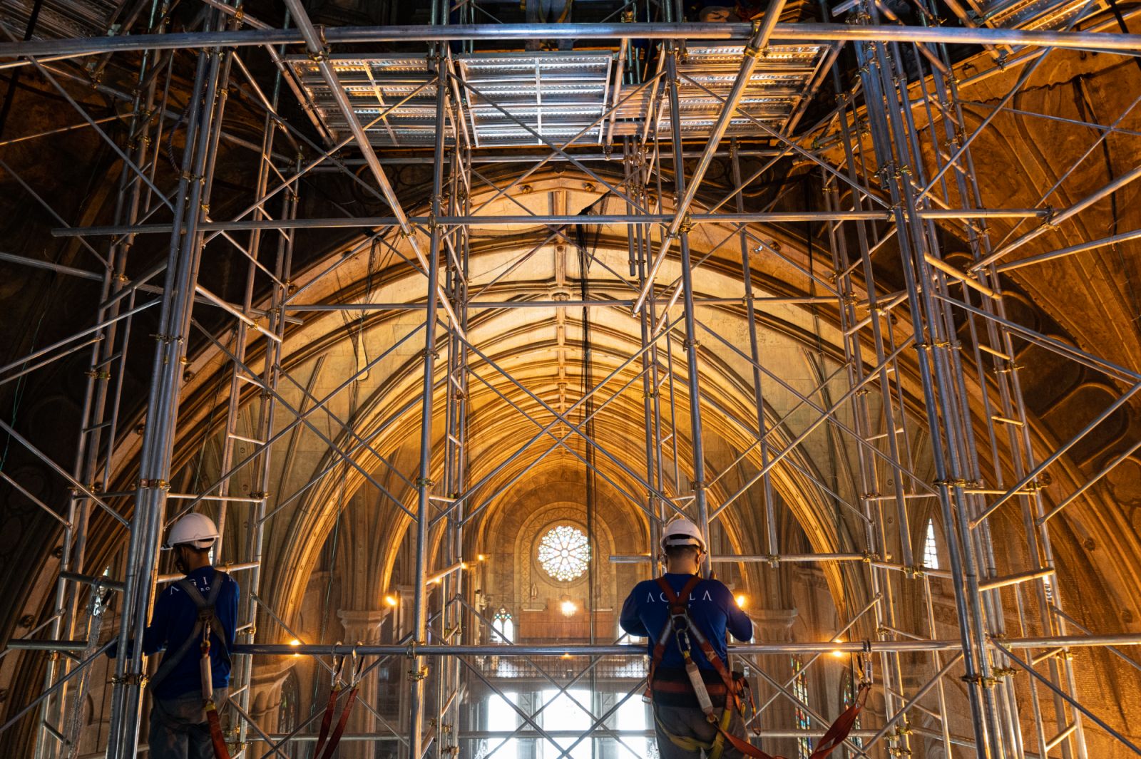 Agila’s San Sebastian Basilica Conservation Project (Photo: Courtesy of Agila Group)