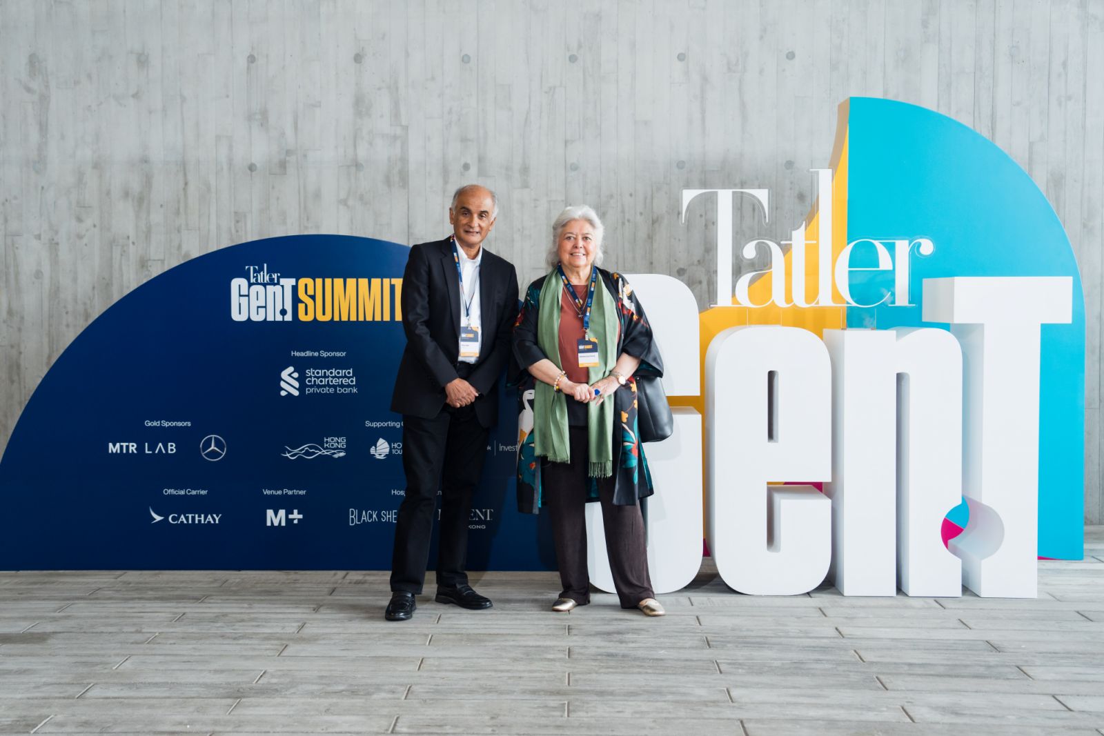 Pico Iyer and Mahbouba Saraj (Photo: Billy Chan/Tatler Hong Kong)