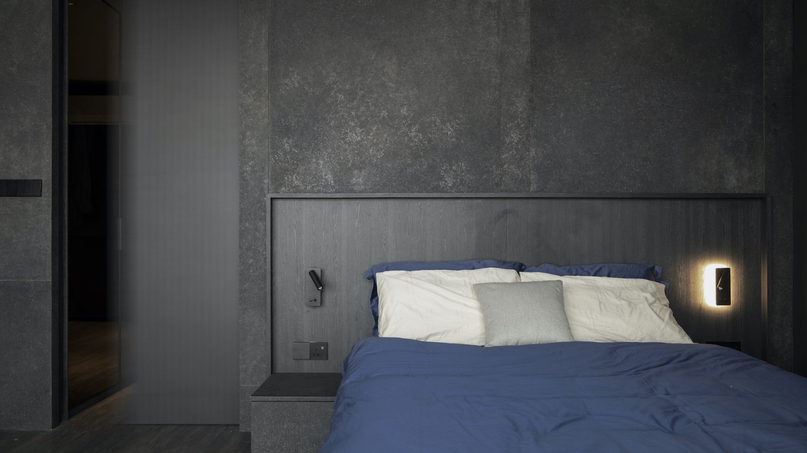 Sleek bedroom