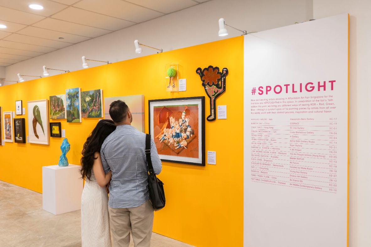 Artist spotlight (Photo: Affordable Art Fair Singapore 2023)