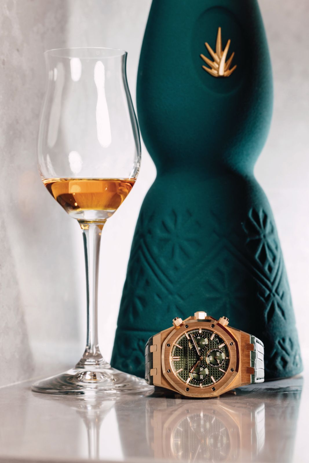 Audemars Piguet Royal Oak Selfwinding Chronograph “50th Anniversary” 26240OR. OO.D404CR.01 (Photo: courtesy of David Cheng/Tatler Hong Kong)