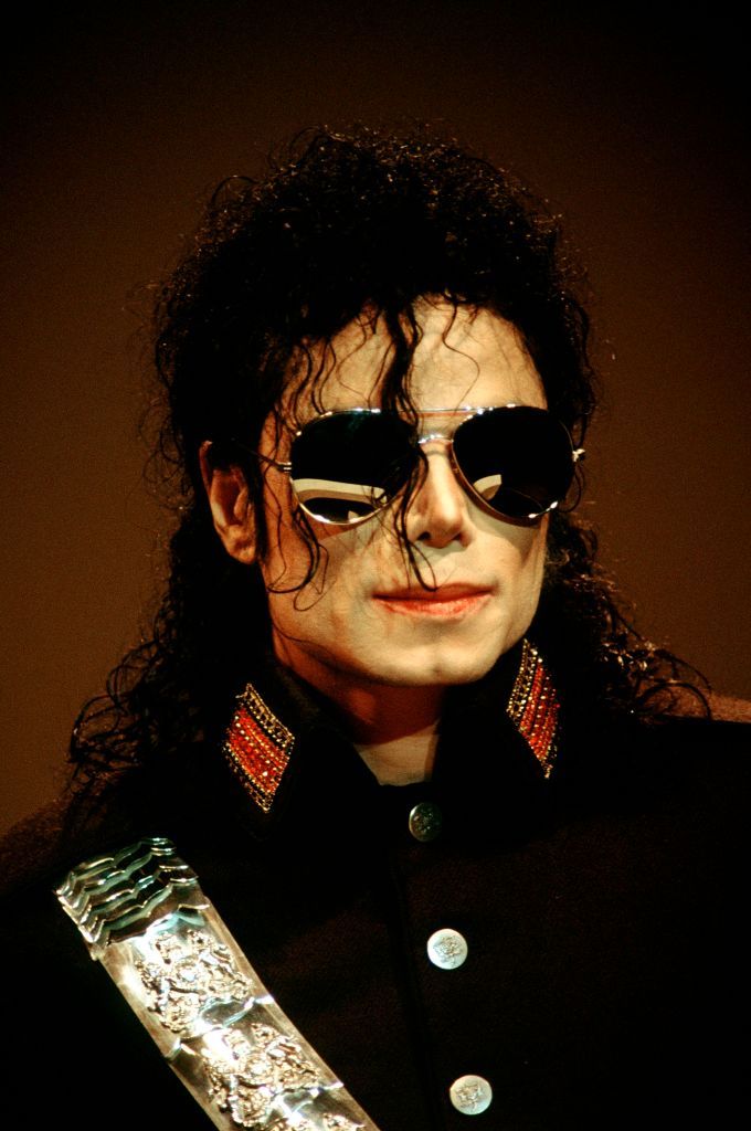 UNITED KINGDOM - JANUARY 01:  Photo of Michael JACKSON; Portrait of Michael Jackson promoting Dangerous Tour, wearing sunglasses  (Photo by Mick Hutson/Redferns)