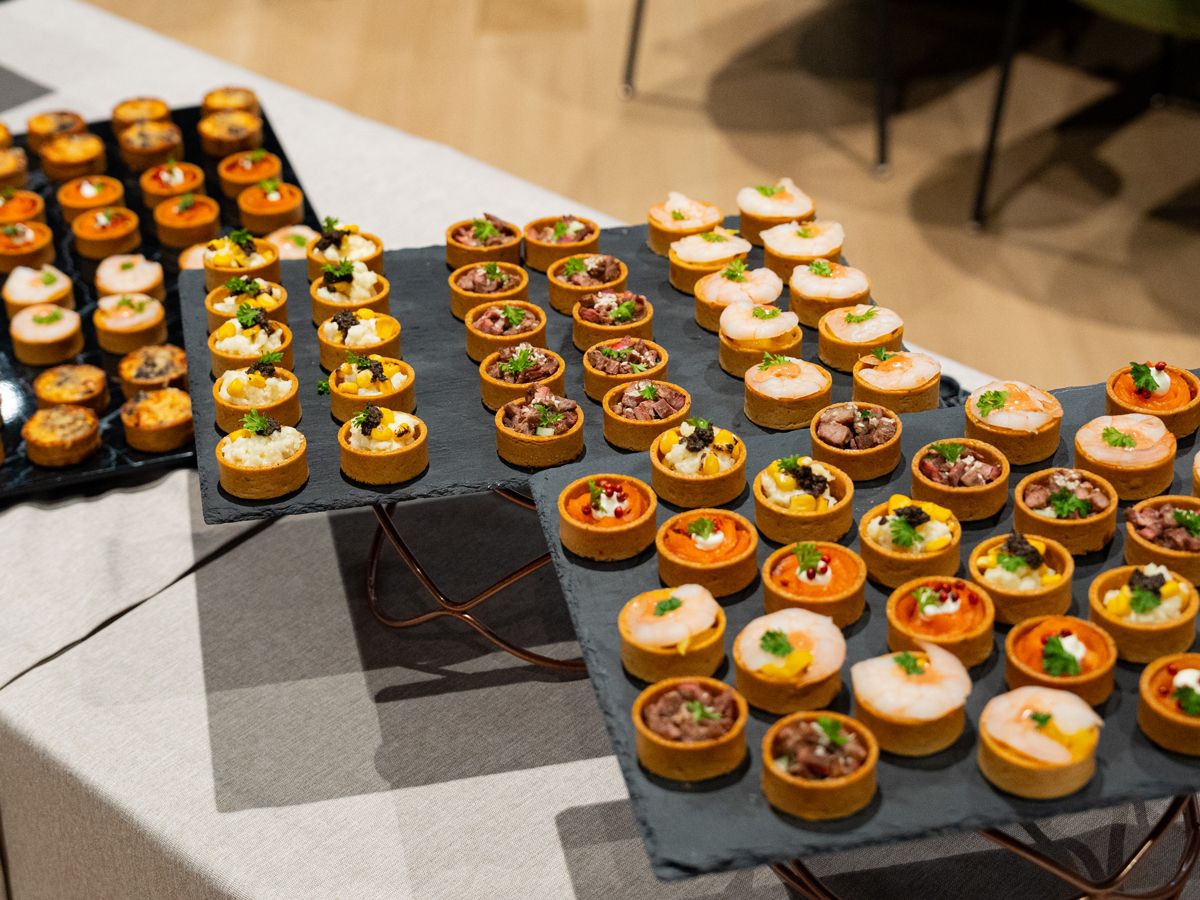 The canapes