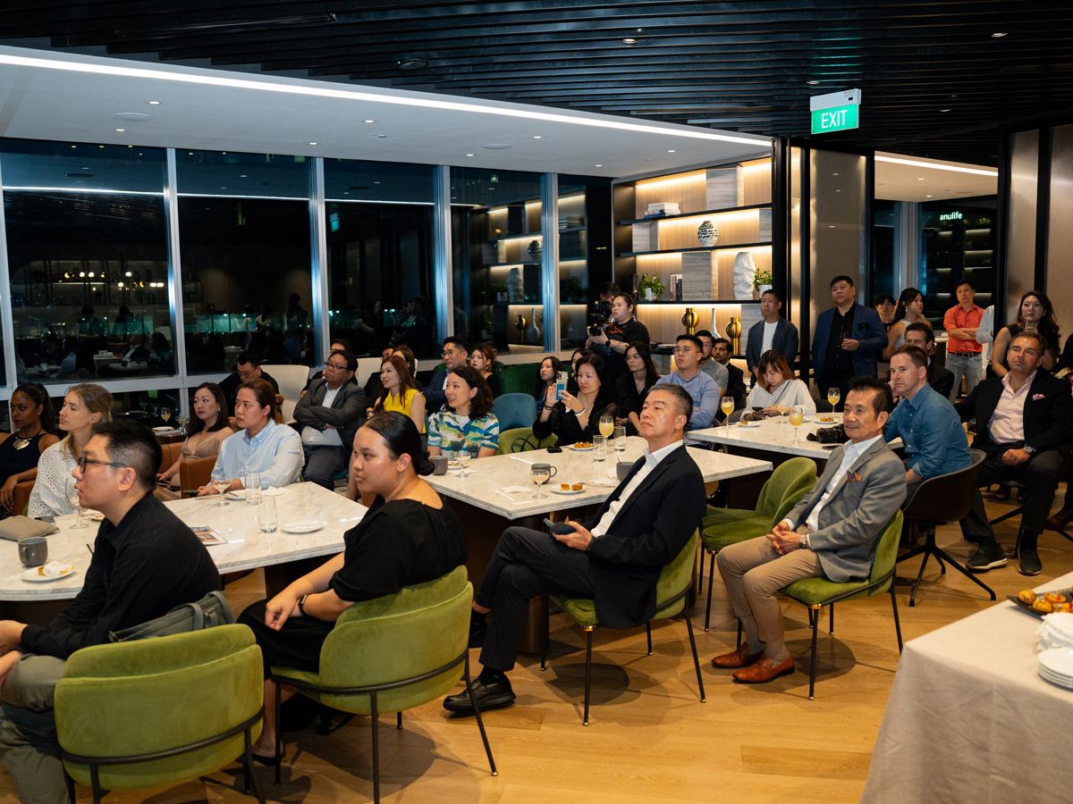 The guests during the panel discussion