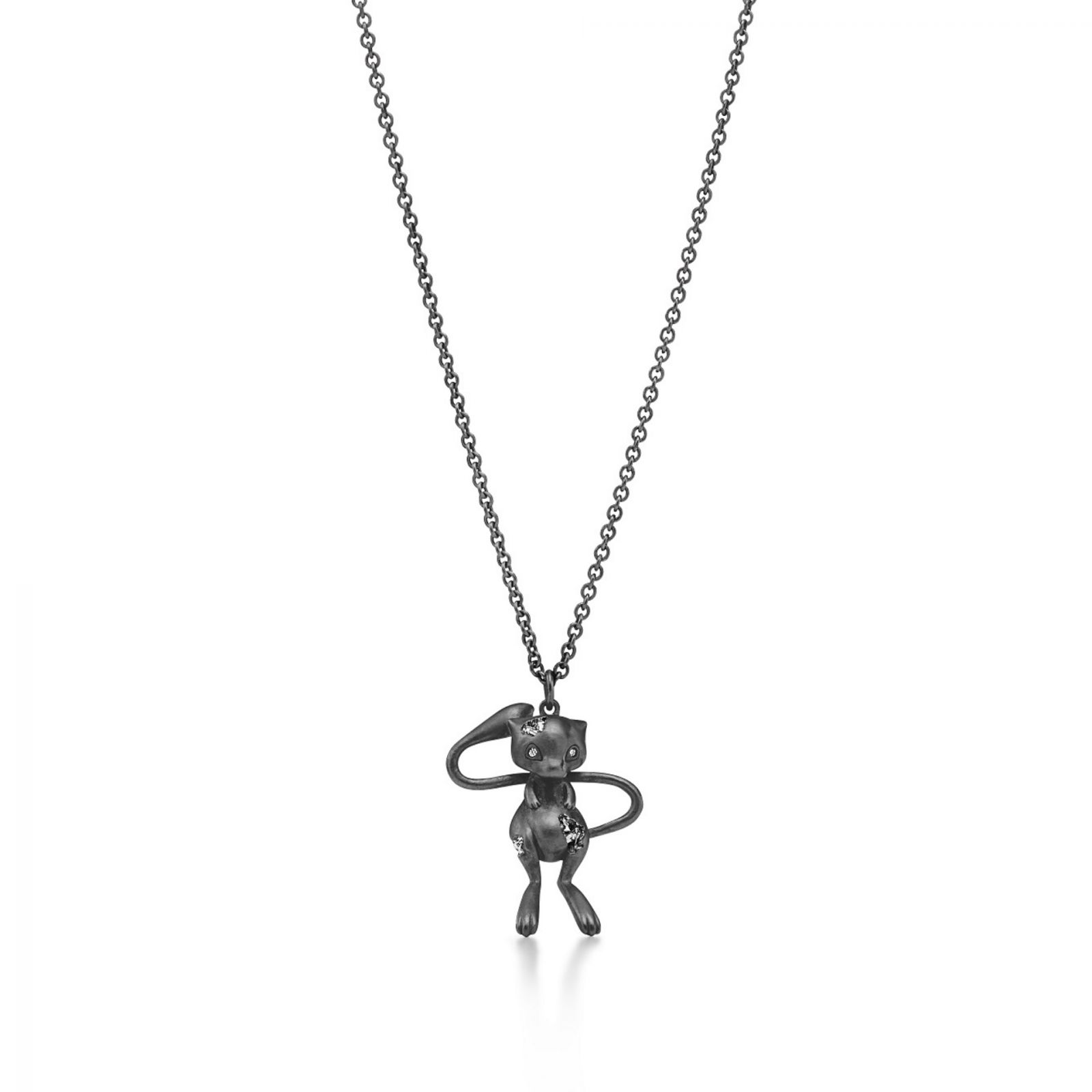 夢幻霧黑純銀鑲鑽吊墜項鍊。(Photo: Tiffany & Co.)