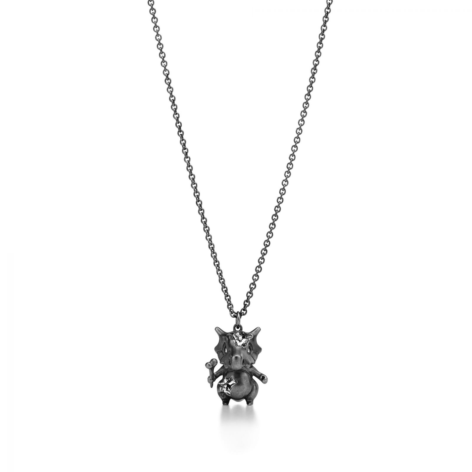 卡拉卡拉霧黑純銀鑲鑽吊墜項鍊。(Photo: Tiffany & Co.)