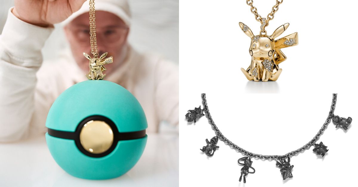 Tiffany & Arsham Studio & Pokémon聯名系列珠寶。(Photo: Tiffany & Co.)