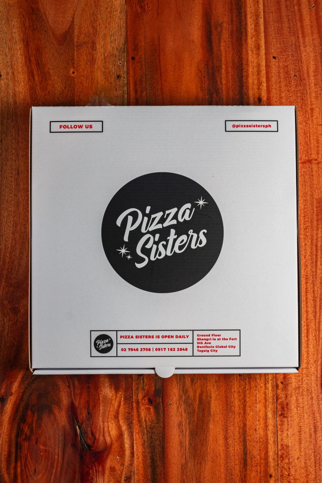 Pizza Sisters Pizza Box