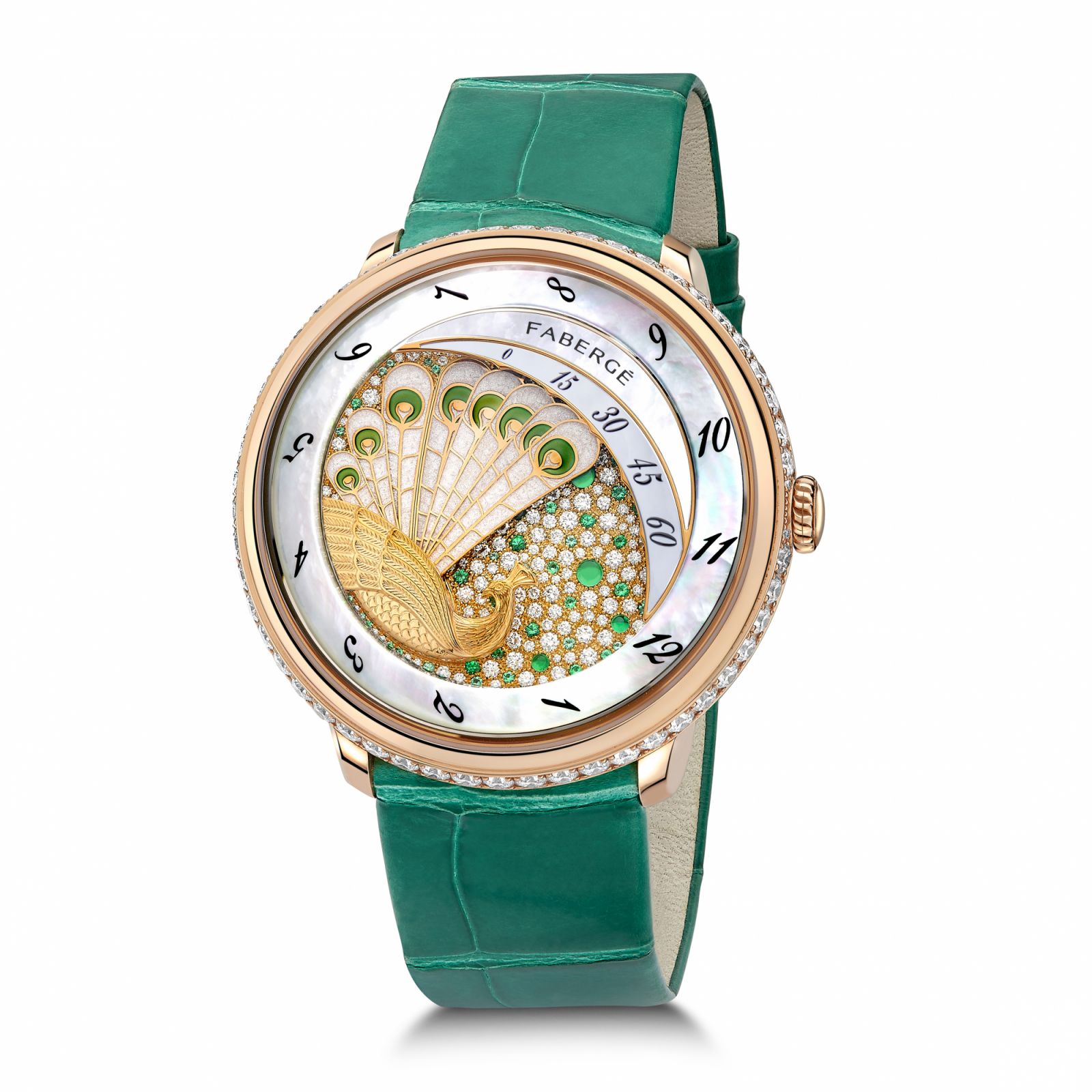 Fabergé Compliquée Peacock Emerald