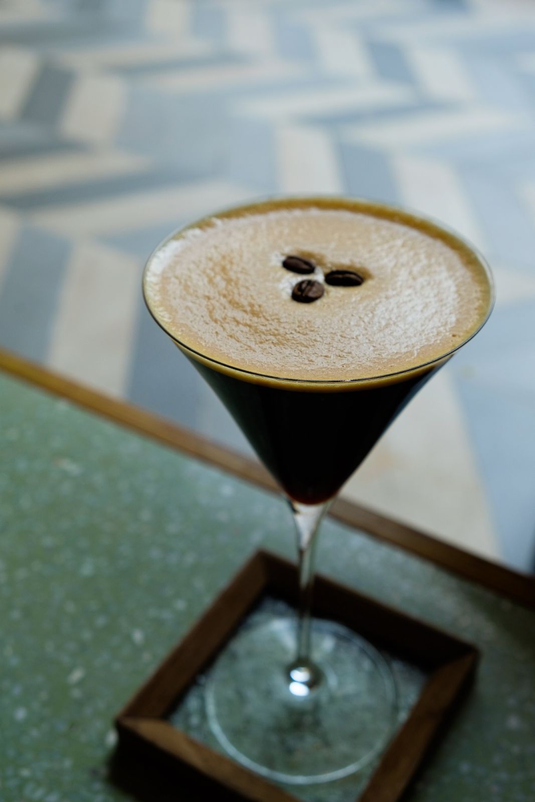 Floral expresso martini