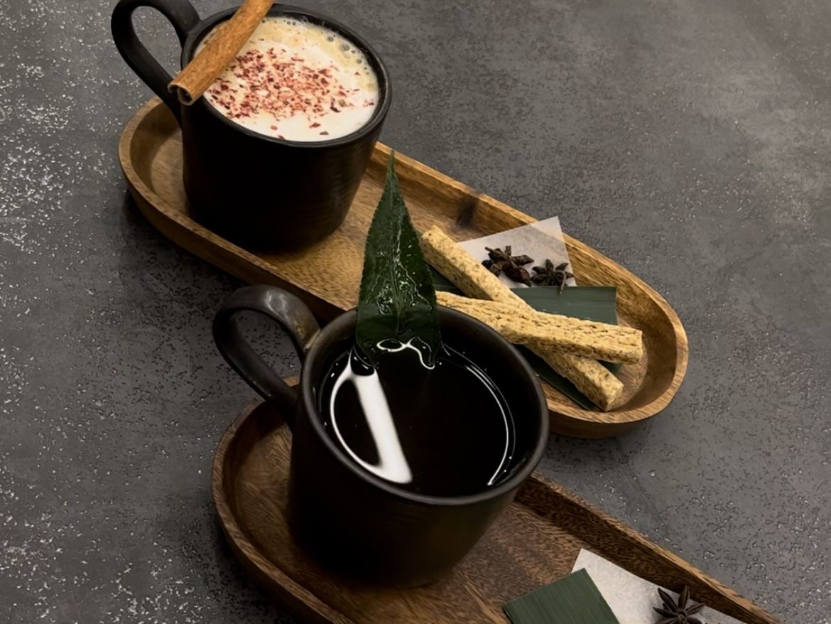 提供能量瑜珈茶、舒緩香料茶等茶品(Photo: Tatler Taiwan)
