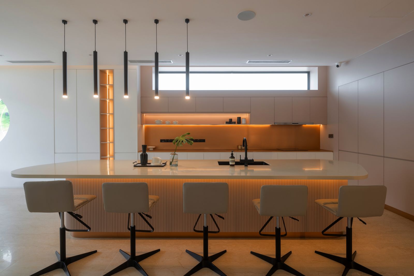 Open plan kitchen