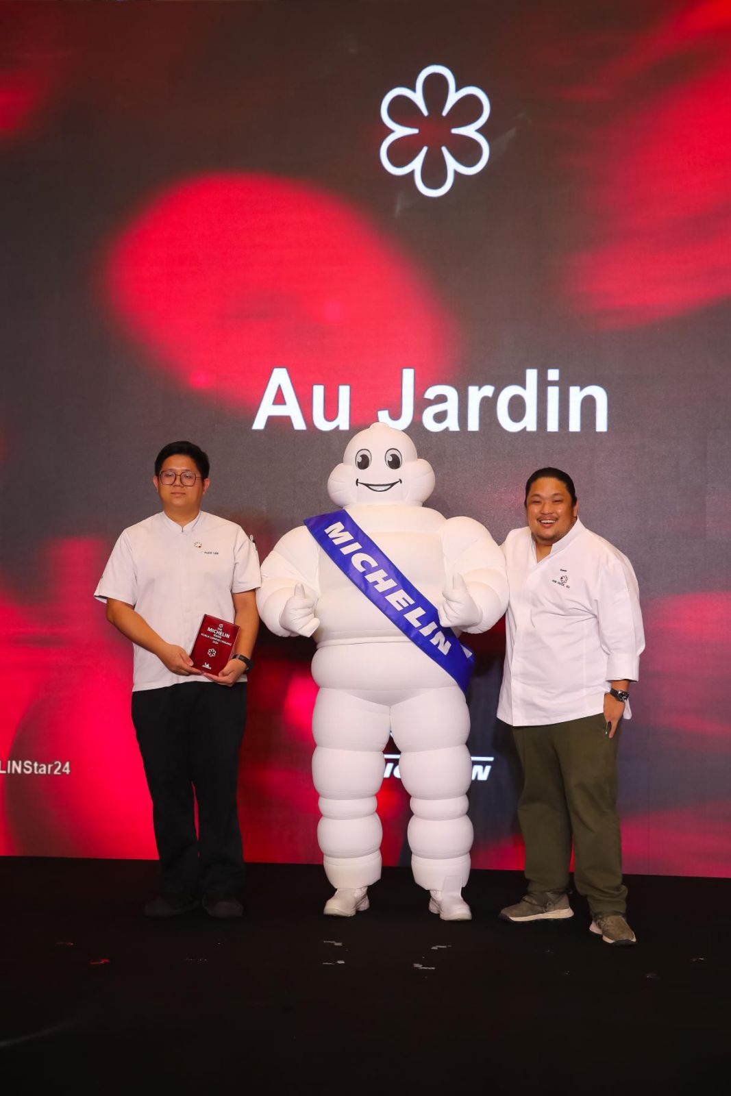 The Restaurant au Jardin team, including chef patron Su Kim Hock